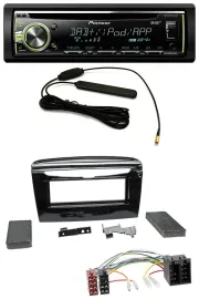 Pioneer MP3 USB CD DAB AUX Autoradio für Lancia Y ab 12 schwarz glänzend