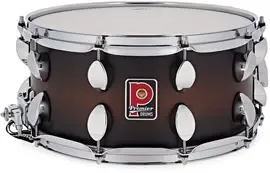 Малый барабан Premier Elite Birch/Maple Snare Drum, 14" x 6.5" Walnut Satin Burst