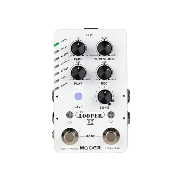Педаль эффектов для электрогитары Mooer Looper X2