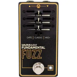 Педаль эффектов для электрогитары Walrus Audio Fundamental Series: Fuzz Effects Pedal Black