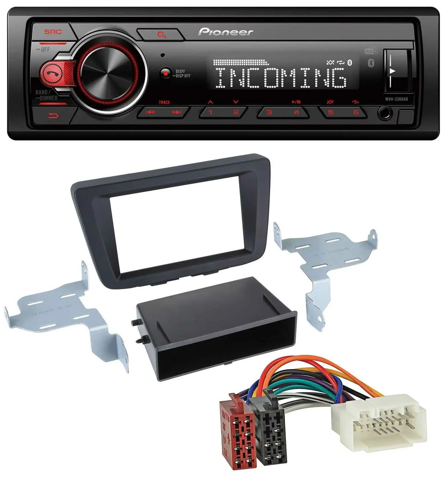 Pioneer Bluetooth USB DAB MP3 Autoradio für Suzuki Baleno (EW, ab 2016)