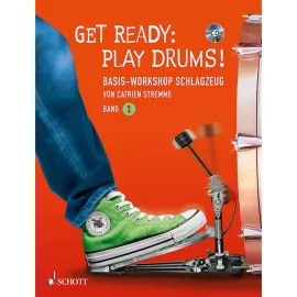 Учебное пособие Schott Music Get Ready Play Drums! Stremme, Lehrbuch (+CD)