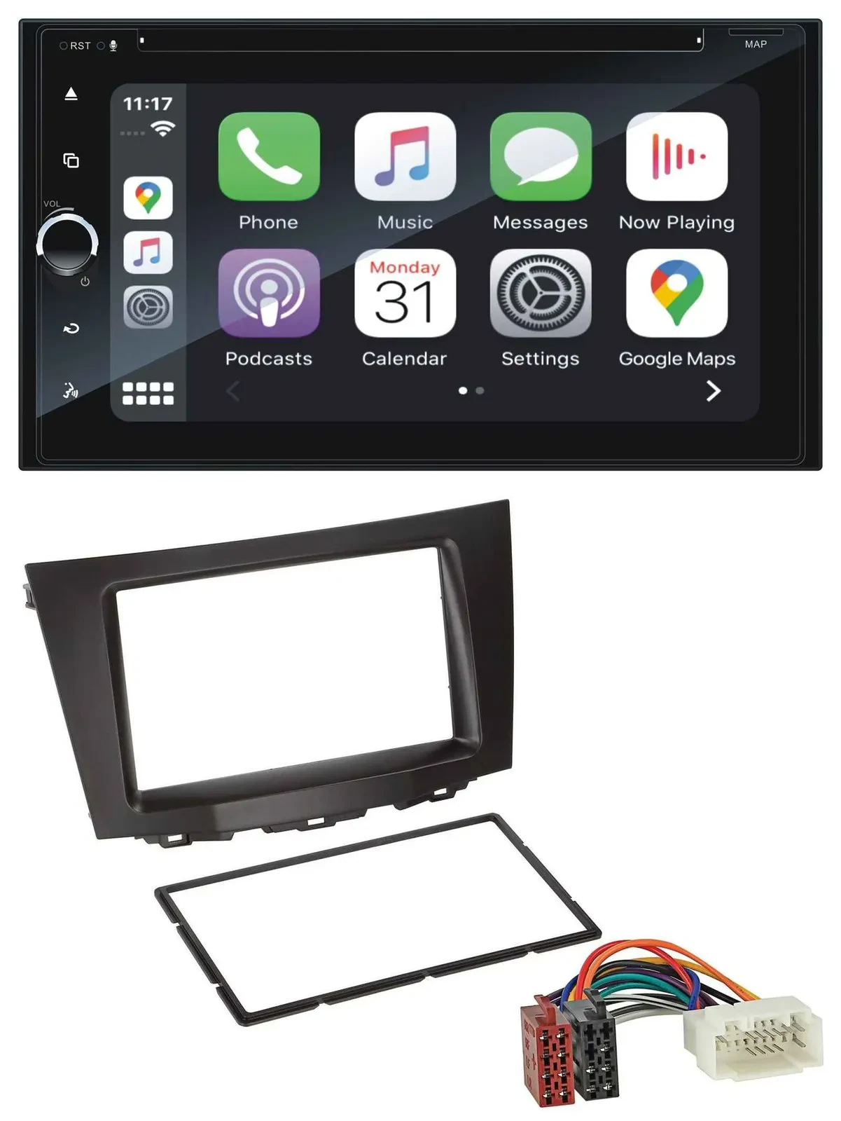 Blaupunkt 2DIN Bluetooth DAB USB DVD MP3 Autoradio für Suzuki Kizashi (ab 2009)