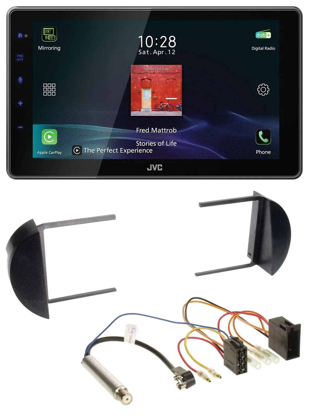 JVC DAB MP3 Bluetooth USB Autoradio für VW Beetle (1998-2011)