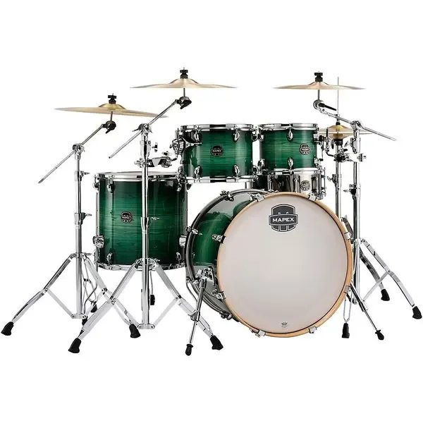 Ударная установка акустическая Mapex Armory Exotic Rock 5-Piece Shell Pack with 22 in. Bass Drum Emerald Burst