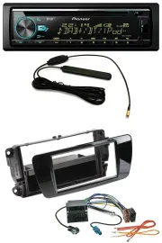 Автомагнитола Pioneer CD/MP3/AUX/DAB/USB для Seat Ibiza (с 2008), черный (piano black)