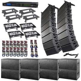 (16) DAS Event 210A 10" Powered Array Speakers & (8) 18" Powered Subs