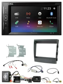 Pioneer Bluetooth Lenkrad USB 2DIN DAB DVD Autoradio für Porsche Panamera MOST-S