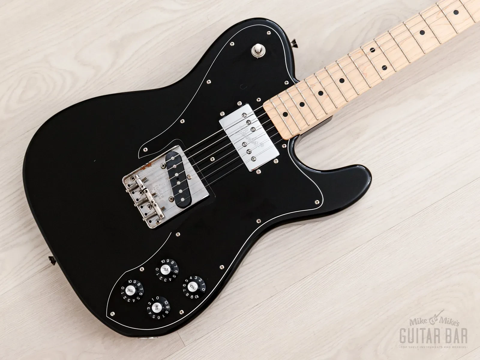 2014 Fender Telecaster Custom ‘72 Vintage Reissue Black w/ Wide Range, Japan MIJ