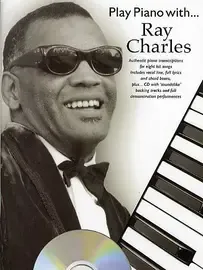 Ноты MusicSales PLAY PIANO WITH RAY CHARLES PIANO VOCAL GUITAR BOOK/CD