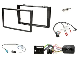 Einbauset Lenkradadapter Doppel DIN Autoradio für Peugeot 308 2007-09 40-Pin