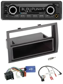 Blaupunkt Bluetooth DAB Lenkrad USB Autoradio für Fiat Ducato 2008-2011 schwarz