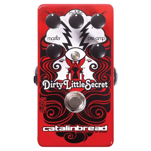 Педаль эффектов для электрогитары Catalinbread Dirty Little Secret Red Overdrive Pedal