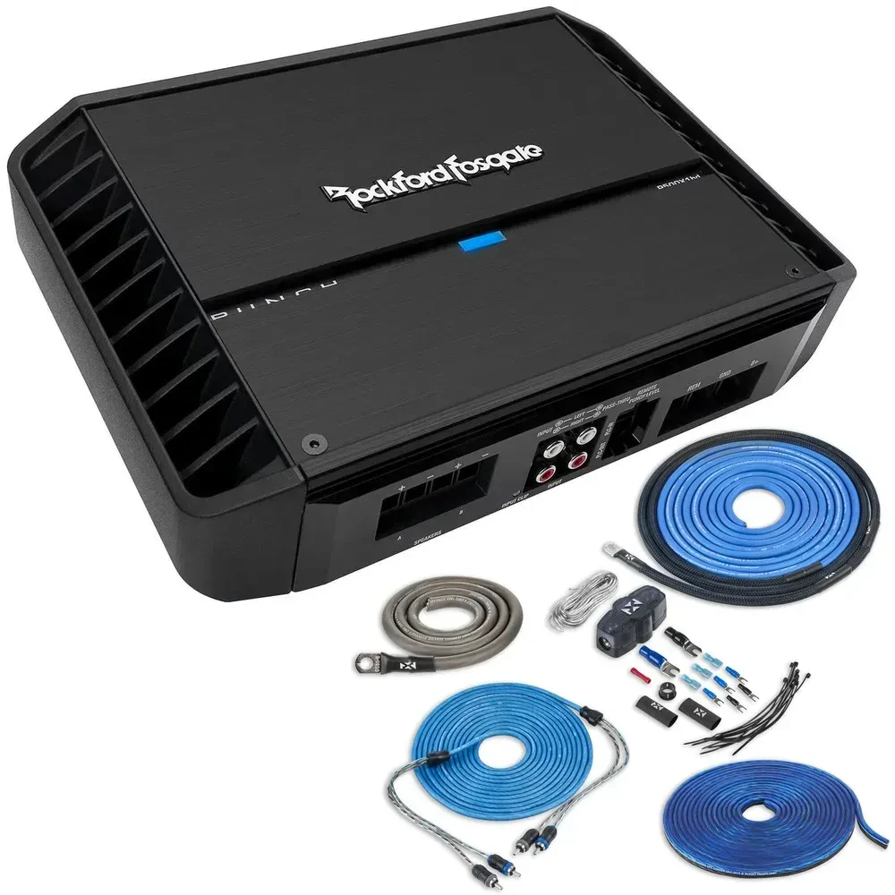 Rockford Fosgate P1000X1BD Class-BD Monoblock Amplifier + Amp Kit