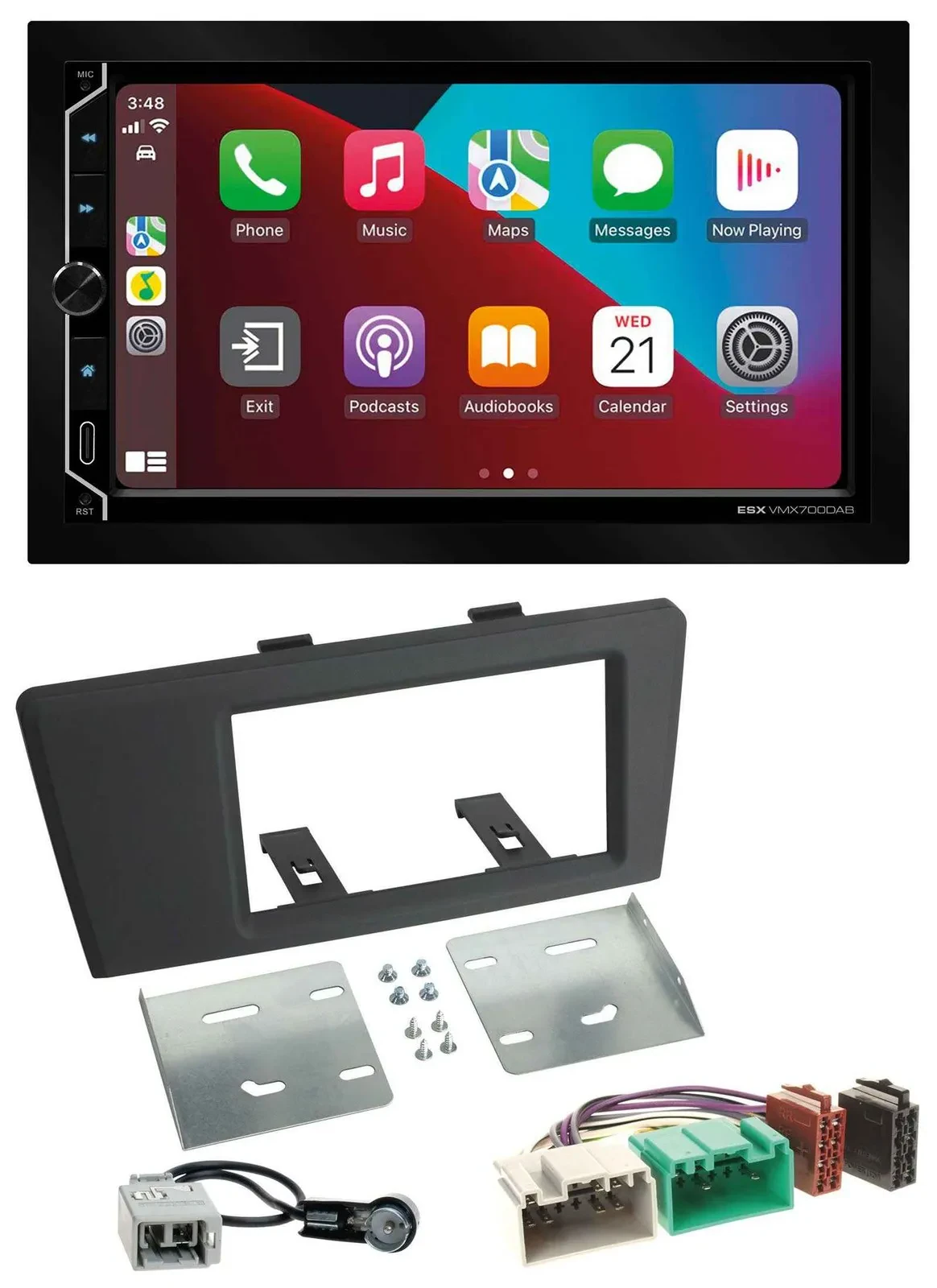 Автомагнитола для Volvo S60/S70/C70/V70 (2000–2003) ESX 2DIN, DAB, USB, MP3, Bluetooth