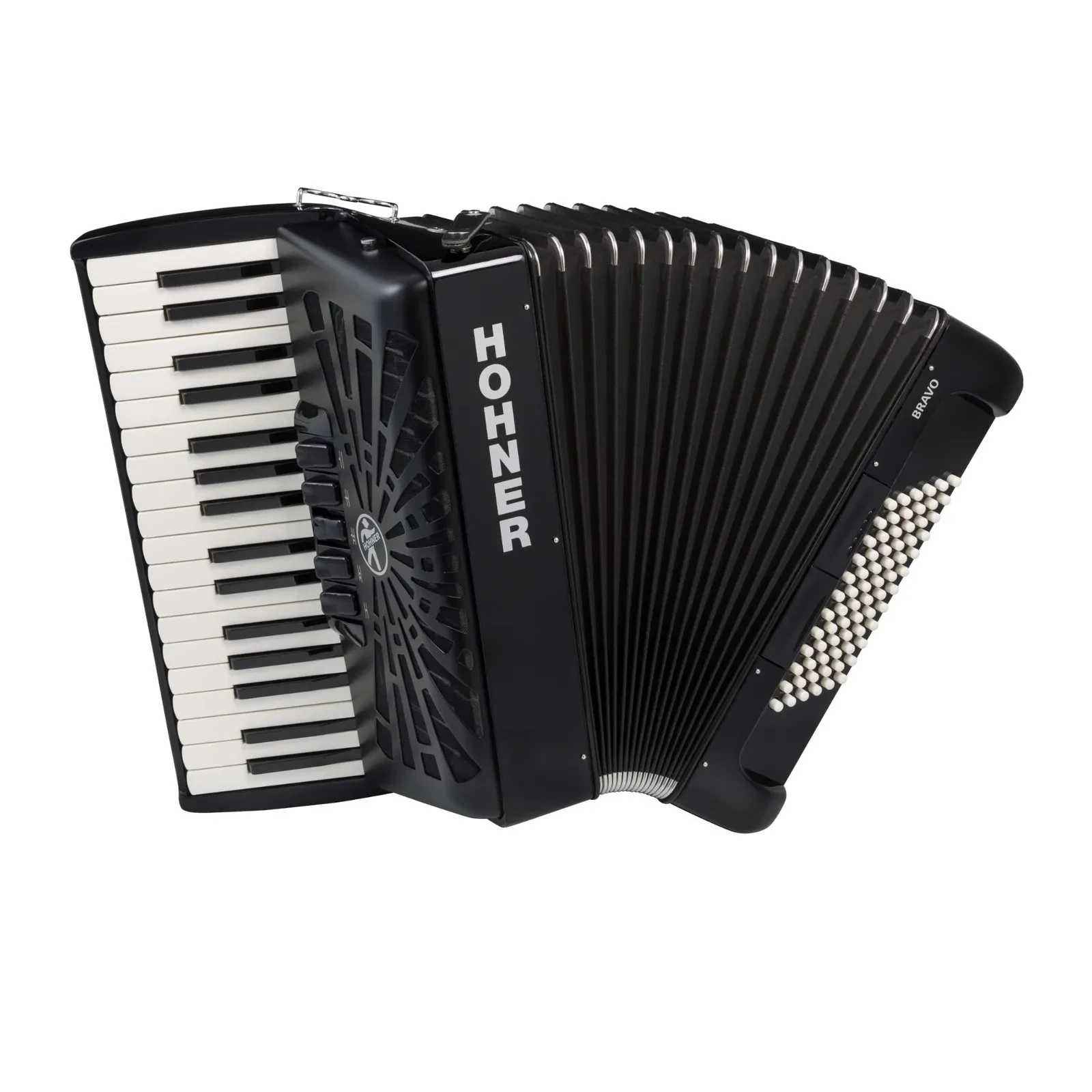 Б/У Аккордеон Hohner Bravo III 72 хроматический, клавишный, черный