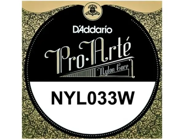 Струна одиночная D'Addario NYL033W Pro Arte Nylon Core 033