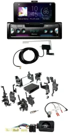 Автомагнитола Pioneer для Toyota RAV4 2001–2005 DAB, Bluetooth, USB