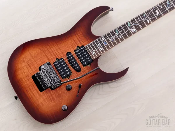 2021 Ibanez J. Custom RG8570Z AAA Maple Top, Near-Mint w/ Case, COA