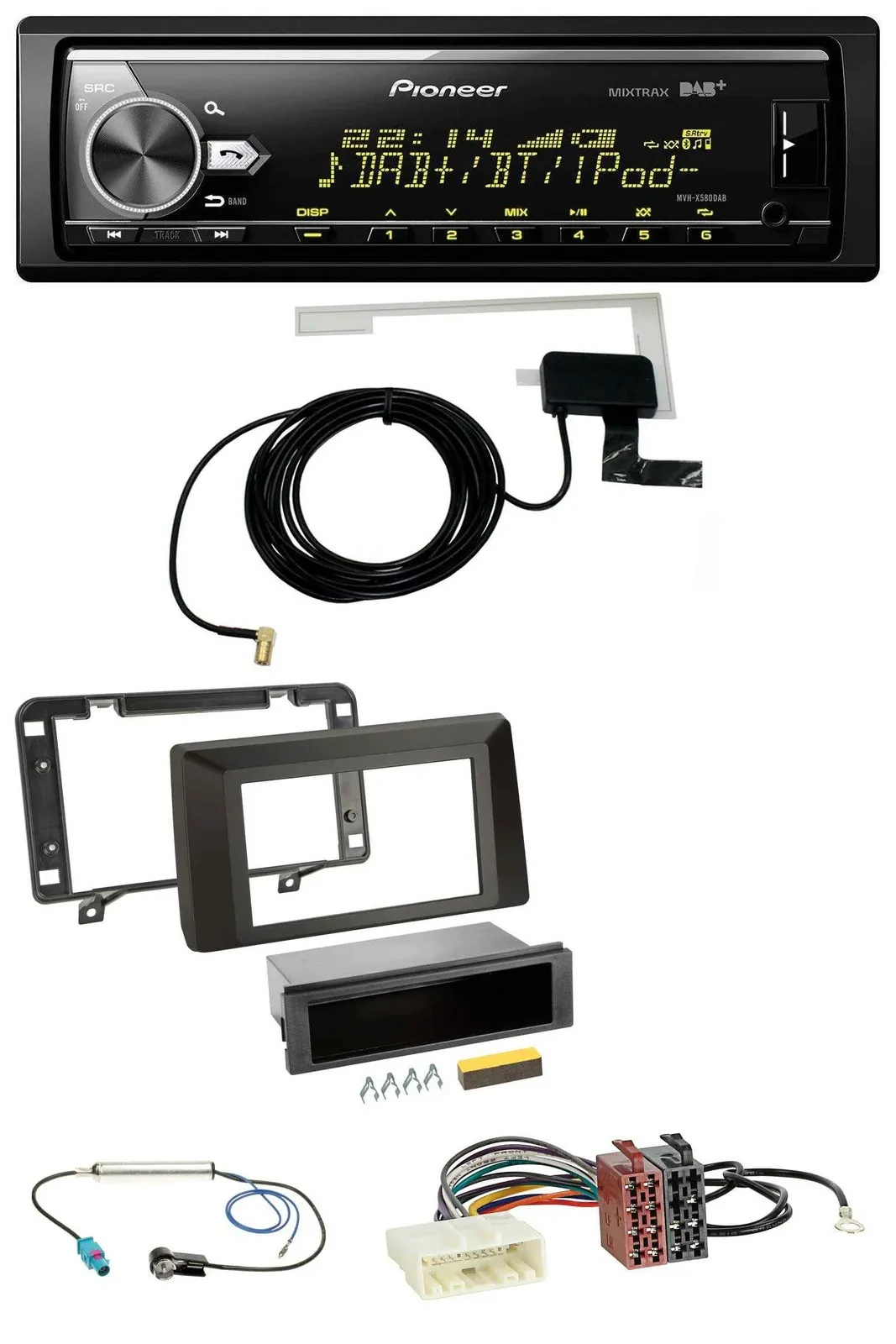 Автомагнитола для Dacia Duster (с 2021) Pioneer Bluetooth, DAB, USB, MP3