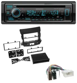 Kenwood MP3 Bluetooth DAB USB CD Autoradio für Citroen C-Crosser Mitsubishi Outl