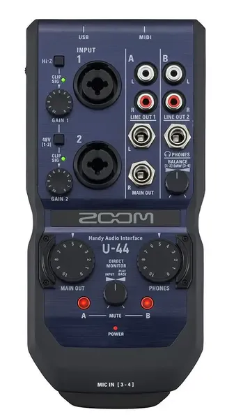 Внешняя звуковая карта Zoom U-44