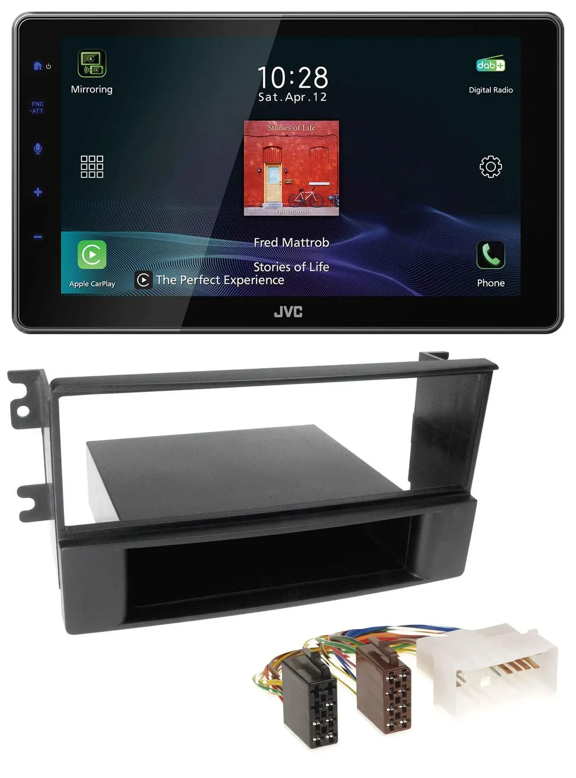 JVC DAB MP3 Bluetooth USB Autoradio für Kia Sorento (ab 2006)