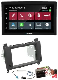 Blaupunkt DAB Bluetooth USB MP3 2DIN Autoradio für Mercedes Vito Viano 06-14 Rub