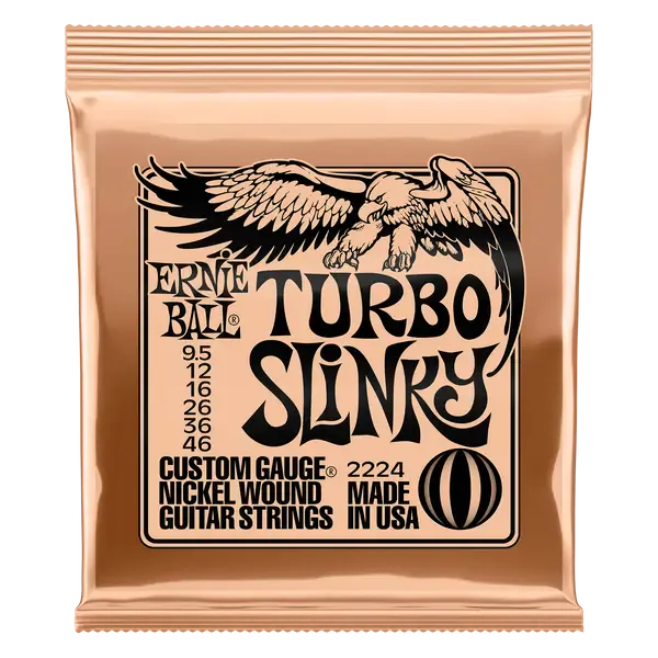 Струны для электрогитары Ernie Ball 2224 Nickel Wound Turbo Slinky 9.5-46