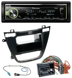 Автомагнитола для Opel Insignia 2008–2013 Pioneer DAB, USB, MP3, AUX, CD, черная