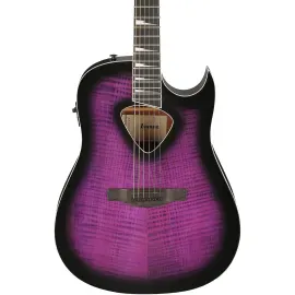 Ibanez ALT50FA Altstar Acoustic-Electric Guitar Flamed Basswood, Violet Sunburst