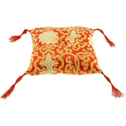 Klangschalen-Kissen mittel (21x21cm) rot | Neu