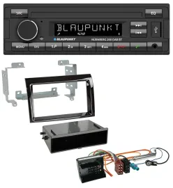 Blaupunkt USB DAB MP3 Bluetooth Autoradio für Citroen Jumper 06-11 Quadlock pian