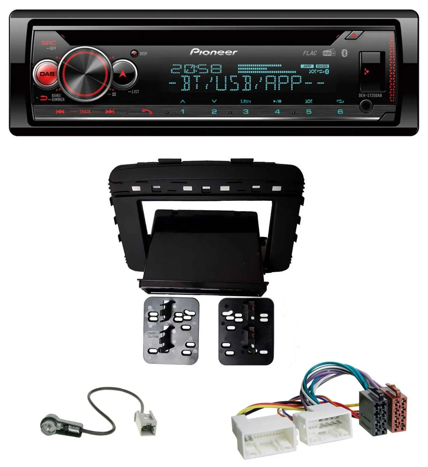 Автомагнитола для Kia Sorento (UM, с 03/2015) Pioneer MP3 DAB CD Bluetooth USB
