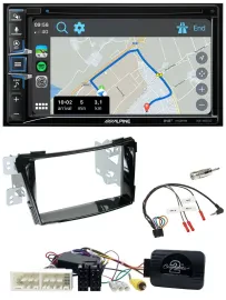 Автомагнитола для Hyundai i40 (с 2016) Alpine 2DIN, DAB, TMC, Bluetooth, USB, навигация, поддержка кнопок на руле