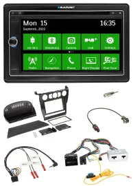 Blaupunkt Bluetooth 2DIN Lenkrad DAB USB TMC Navigation für BMW 5er 2007 E60 ohn