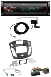 Pioneer Bluetooth DAB USB MP3 Autoradio für Ford Focus (DYB, 2011-2014)