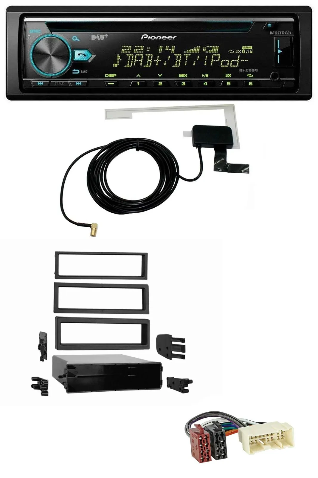 Pioneer MP3 AUX CD USB DAB Autoradio für Nissan Xterra (2000-2004)
