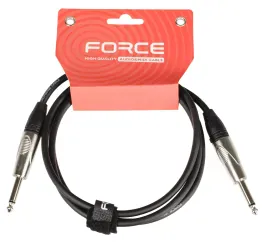 Инструментальный кабель Force FGC-09/1,5 Black 1.5 м