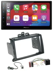 Pioneer DAB USB MP3 Bluetooth 2DIN Autoradio für Hyundai i20 09-12 schwarz