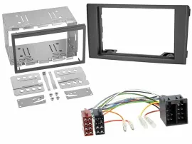 Einbauset Doppel DIN Autoradio für Iveco Daily 06-14 schwarz