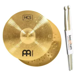 Meinl HCS13H Hi-Hat Becken 13 Zoll mit keepdrum Drumsticks