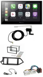 Pioneer USB MP3 2DIN Bluetooth DAB Autoradio für Kia Picanto ab 11 Start-Stop