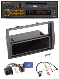 Автомагнитола для Fiat Ducato 2008–2011 Pioneer DAB, USB, Bluetooth, черная