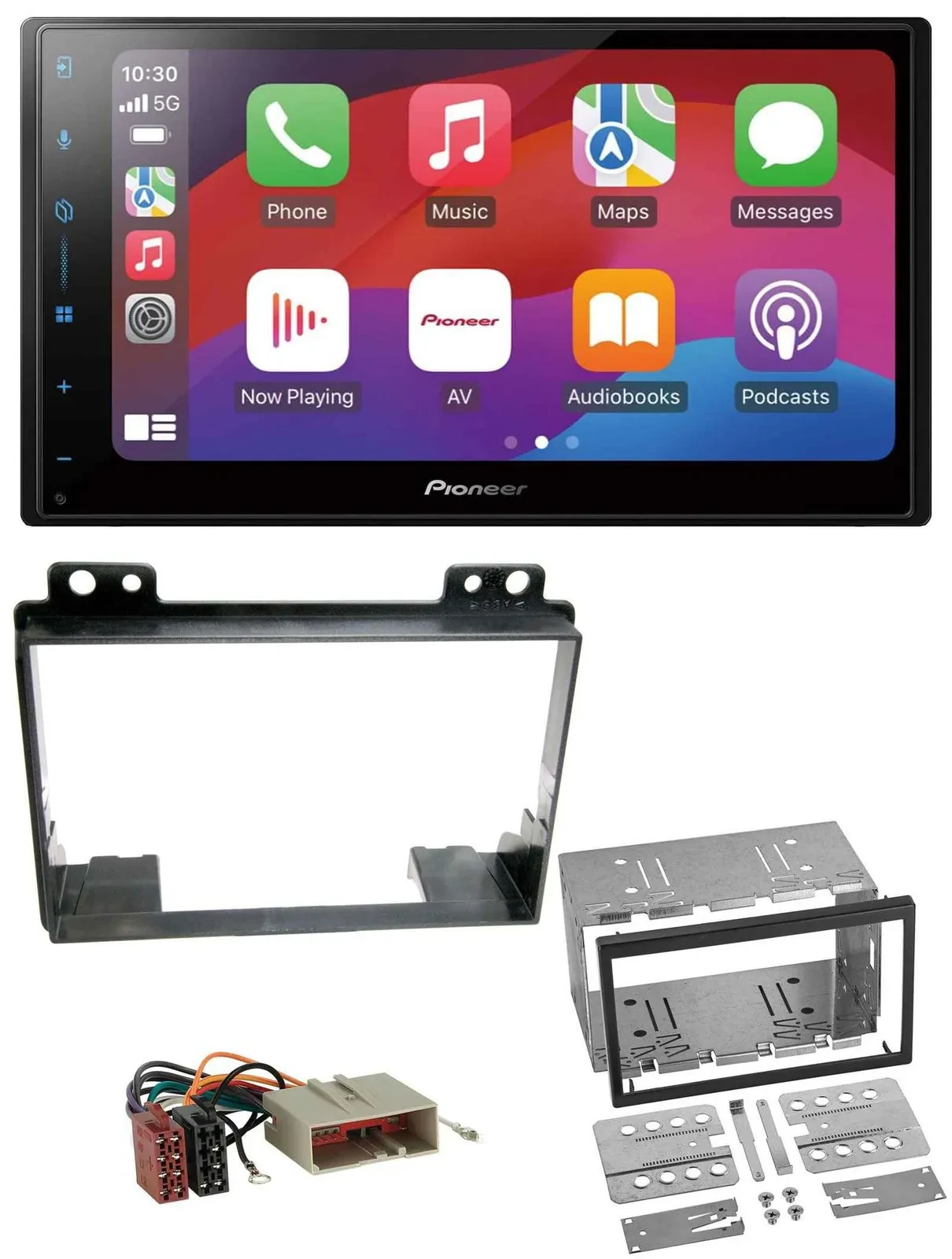 Автомагнитола Pioneer 2DIN, DAB, USB, MP3, Bluetooth для Ford Fiesta 03–05 и Fusion 02–05