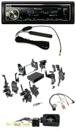 Автомагнитола для Toyota Yaris 2007–2012 Pioneer MP3 USB CD DAB, поддержка управления с руля