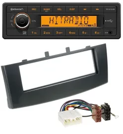 Continental 1DIN USB AUX MP3 Autoradio für Mitsubishi Colt (ab 2009)