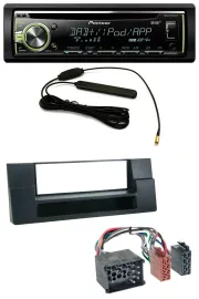 Pioneer MP3 USB CD DAB AUX Autoradio für BMW X5 E53 5er E39 Rundpin Ablagefach