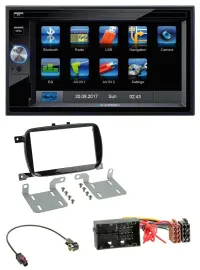 Blaupunkt SD Bluetooth 2DIN MP3 USB AUX Autoradio für Fiat 500X ab 2016 klavierl