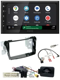 Kenwood DAB Bluetooth USB Lenkrad 2DIN Autoradio für Hyundai i40 ab 16 VF Klavie
